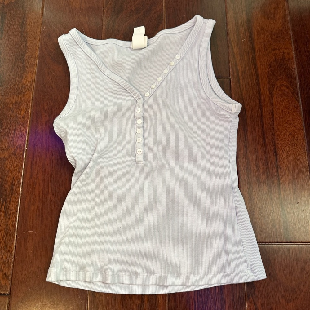 White h&m tank